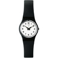 Swatch Lady Women'S Watch Casual Polymer Black Quartz Waterproof Something New