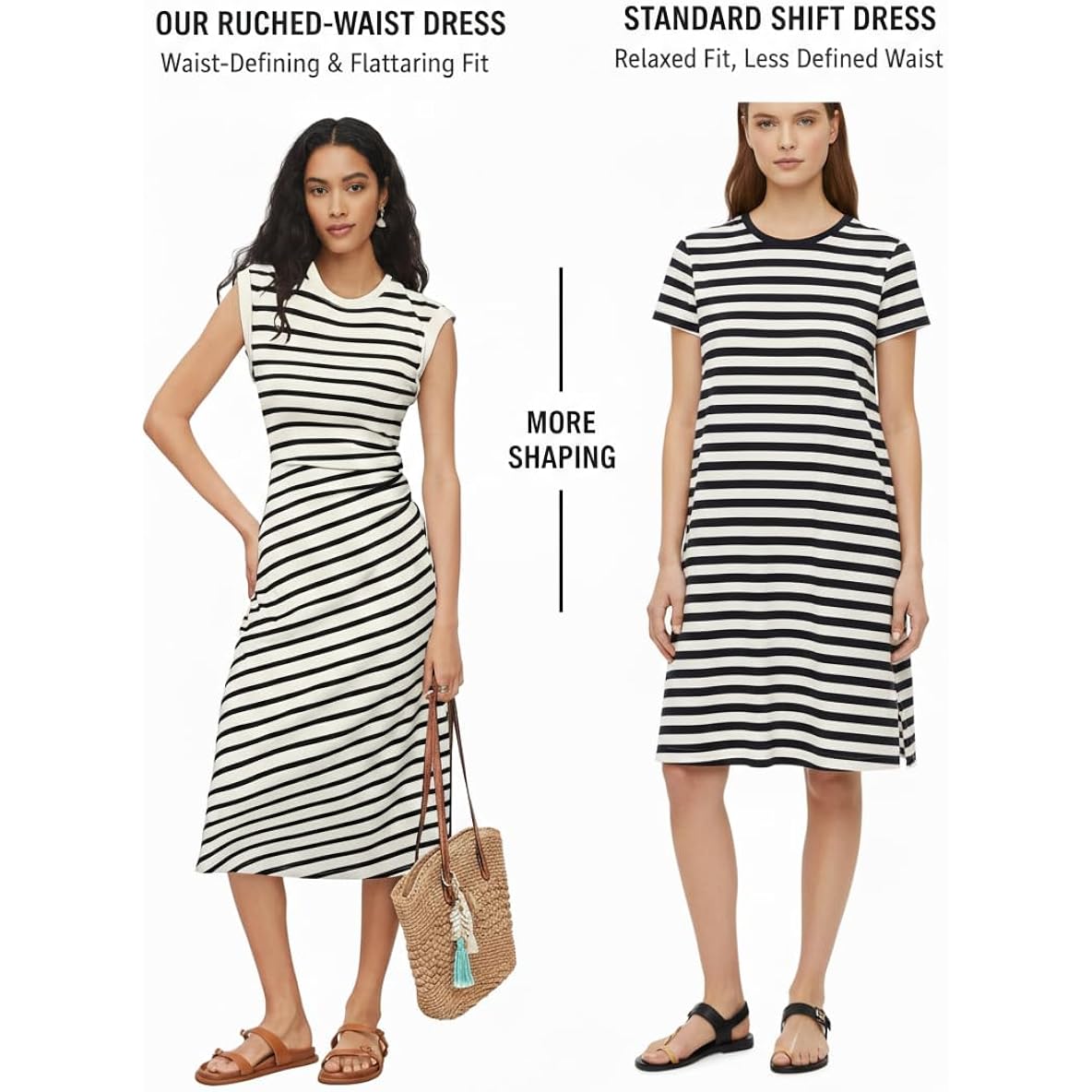 Glamaker Women Summer Tshirt Midi Dress Soft A Line Cap Sleeve Casual Sun Dress For Work Beach Vacation