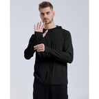 Men'S Upf 50+ Sun Protection Outdoor Lightweight Full Zip Hoodie Jacket Long Sleeve Fishing Hiking Performance Shirt