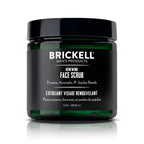 Brickell Men'S Renewing Face Scrub For Men, Deep Exfoliating Facial Scrub Formulated With Pumice, Caffeine And Jojoba Beads, 4 Ounce, Scented