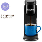 Keurig K-Express Single Serve K-Cup Pod Coffee Maker, 3 Brew Sizes, Strong Button Feature, 42oz Removable Reservoir, Black