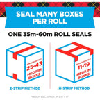 Scotch Heavy Duty Shipping Packing Tape, Clear, Shipping And Packaging Supplies, 1.88 In. X 38.2 Yd., 1 Tape Roll With Dispenser