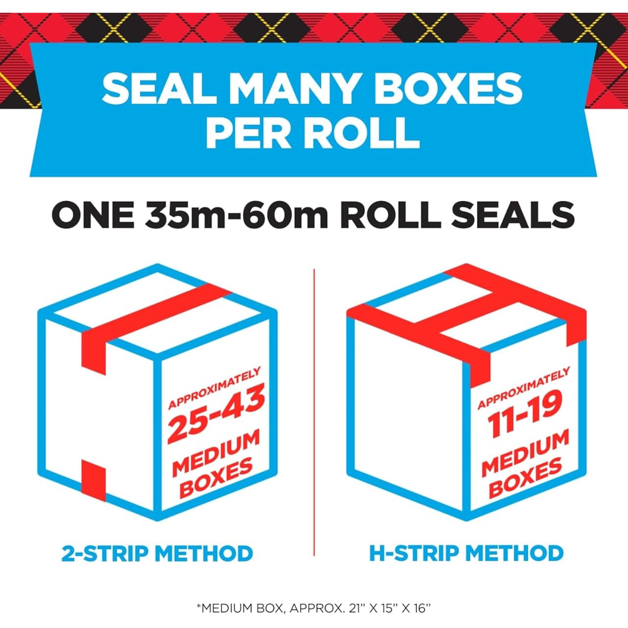 Scotch Heavy Duty Shipping Packing Tape, Clear, Shipping And Packaging Supplies, 1.88 In. X 38.2 Yd., 1 Tape Roll With Dispenser