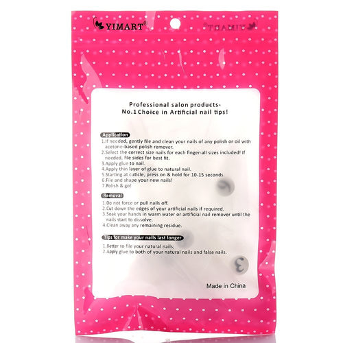 500pcs/pack Stiletto False Nails Clear Oval Sharp Full Nail Tips ABS Acrylic UV Gel Full Cover Nail Art Tips Decoration Nails Salon (Clear)