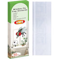 Lfsys 50 Pack Window Fly Trap, Fruit Fly Traps For Indoors, Fly Paper Sticky Strips, Fly Traps For Indoors Clear