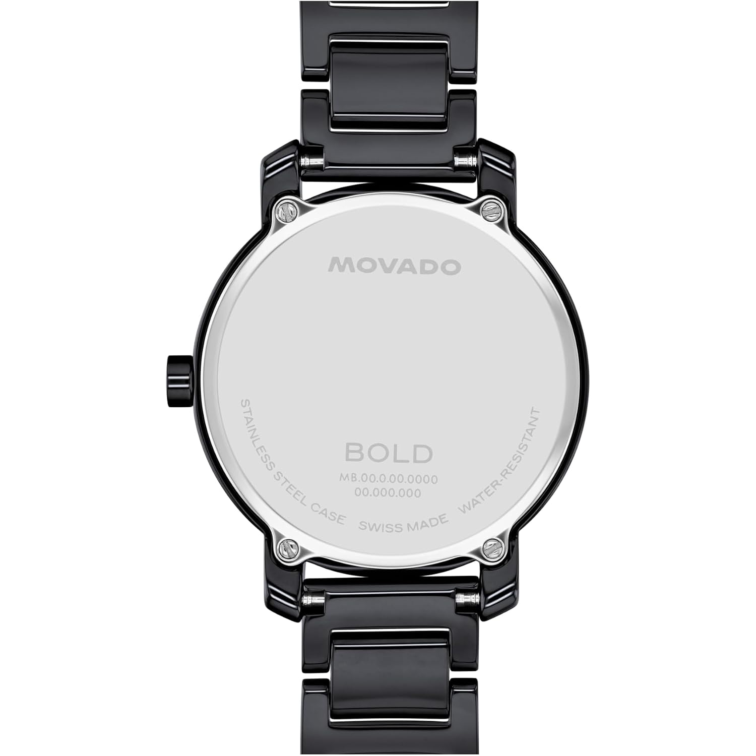 Movado Bold Women'S Evolution 2.0 Ceramic Watch - Swiss Quartz Movement - Crystal Set Dot - 3 Atm Water Resistance - Luxury Timepiece - Gift For Her - 34Mm
