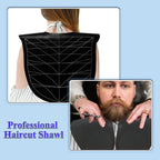 Silicone Hair Cutting Guide Shawl,Shoulder Silicone Mat For Hair Tools,Waterproof Silicone Hair Cut Cape For Professional Hair Stylists And Beginners,Large Haircutting Pads For Home And Salon Use
