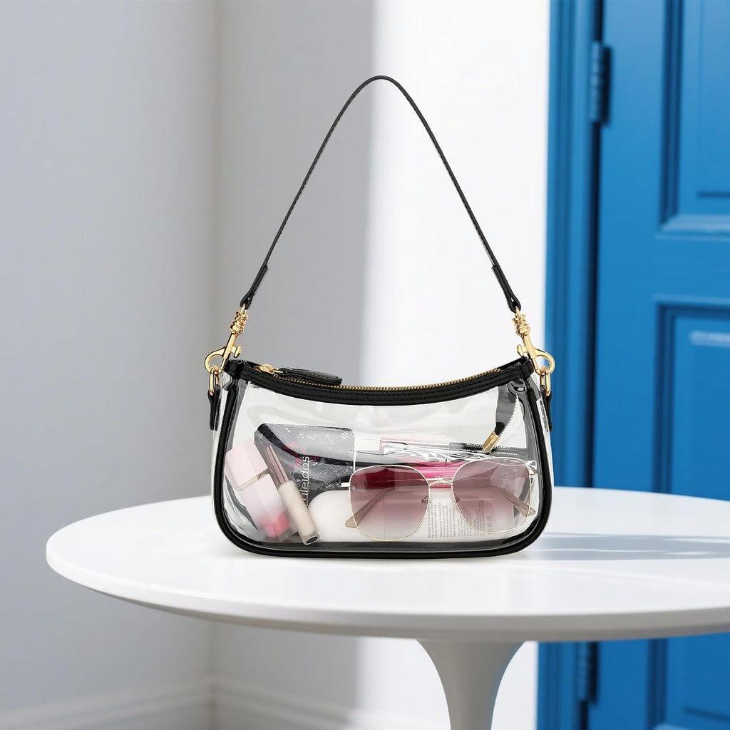 Kkxiu Small Shoulder Bag For Women - Mini Purses For Women Vegan Leather Purse Classic Retro Handbag With Removable Strap
