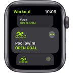 Apple Watch Se (Gps, 44Mm) - Space Gray Aluminum Case With Midnight Sport Band (Renewed)
