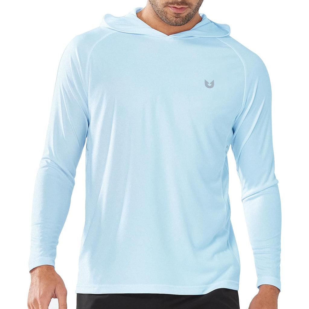 Northyard Men'S Upf 50+ Sun Protection Hoodie Long Sleeve Rash Guard Shirts | Lightweight Quick Dry Fishing Swim Shirt, Breathable, Moisture Wicking, 4-Way Stretch, Swimming Hiking Beach Golf Water Sport