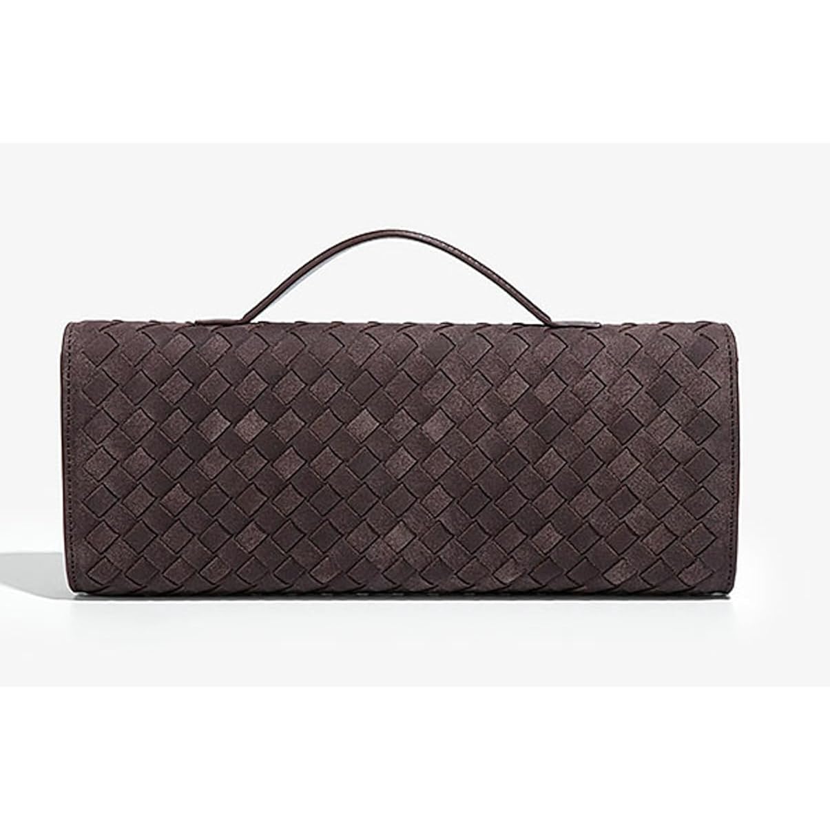 Trendy Woven Evening Clutch Purses Women Underarm Shoulder Handbag Cute Satchels Crossbody Purse Pu Leather Wallet
