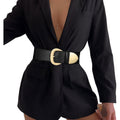Women Wide Elastic Waist Belt for Dresses Fashion Thick Stretchy Belt for Trendy