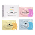 Peauamie Under Eye Patches Gold And Hyaluronic Acid For Puffy Eyes,Rose Eye Masks For Dark Circles And Puffiness Skin Care Smooth Wrinkles Products 30 Pairs