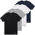 Puma Men'S 4 Pack Cotton Crewneck Short Sleeve T-Shirt