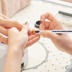 Nail Art Brushes 9PCS Nail Brush Set with Liner Brush and Dotting Pens for Home and Professional Salon Use