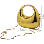Acrylic Handbags for Women Cute Acrylic Clutch Small Unique Purse Trendy Metal Evening Bag for Party Cocktail