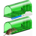 Motel Mouse Humane No Kill Live Catch And Release Mouse Traps, Reusable With Cleaning Brush - 2 Pack