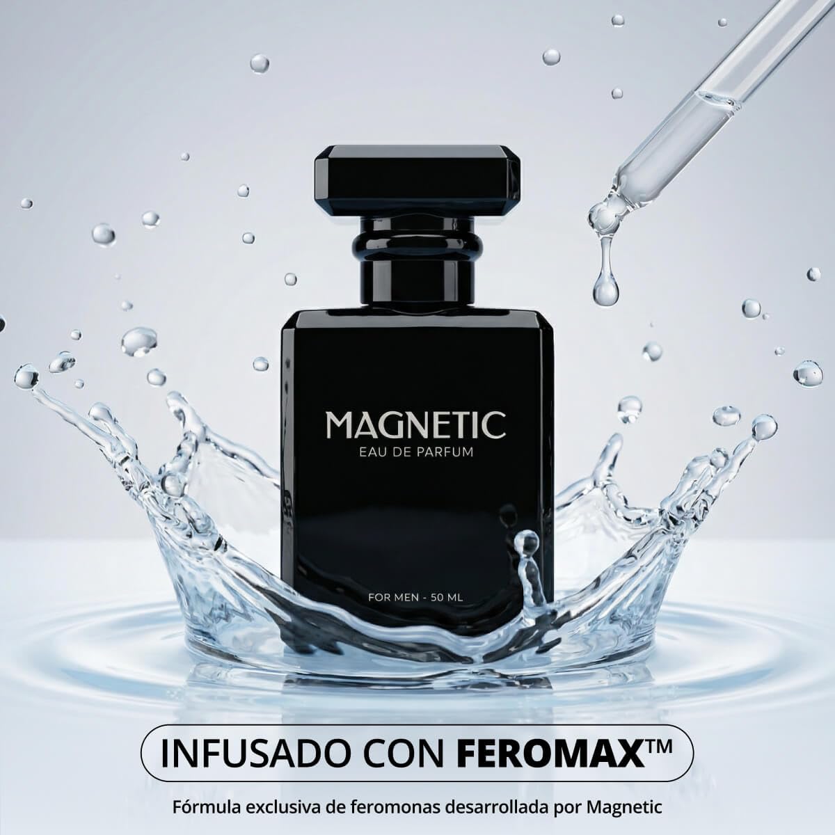 Magnetic Eau de Parfum, Pheromone Cologne for Men - Bold, Long-Lasting Fragrance, Infused Formula, 50mL, 1.7 fl oz - Magnetic