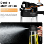 2 In 1 Oil Sprayer, Oil Sprayer For Kitchen Cooking, 470Ml Oil Spray Bottle For Home