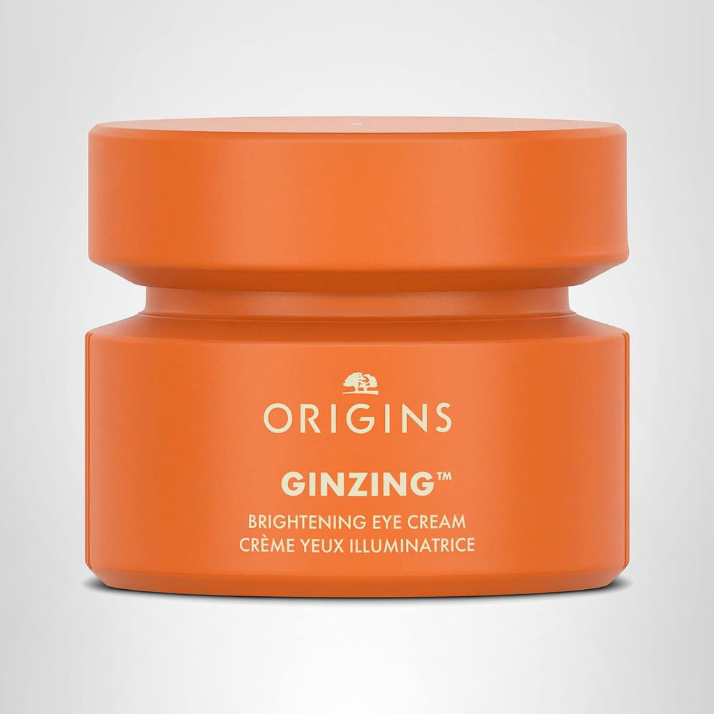 Origins Ginzing Brightening Eye Cream With Vitamin C & Niacinamide| Visibly Reduces Dark Circles, 0.5 Fl Oz