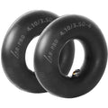4.10/3.50-4 Heavy Duty Replacement Inner Tube With Tr-87 Bent Valve Stem (2-Pack) - For Wheelbarrows, Mowers, Hand Trucks And More 3.50-4 Tire