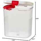 Prepsolutions Flour Keeper – Airtight Storage Container For Flour, Sugar & Dry Goods, 5 Lb Capacity, Bpa-Free, Easy Pour Design