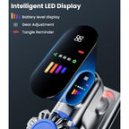Kardv Cordless Vacuum Cleaner, 500W/40Kpa Vacuum Cleaners For Home, 60Mins Stick Vacuum With Led Display, Anti-Tangle & Wall Mount Charging, 8 In 1 Lightweight Vacuum For Hard Floors Carpet Pet Hair