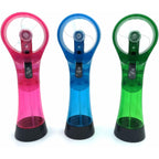 Bjpey Water Misting Fans Portable Personal Handheld Spray Fan Cooling Outdoor Cooler, Pack Of 3 (Blue/Green/Pink)