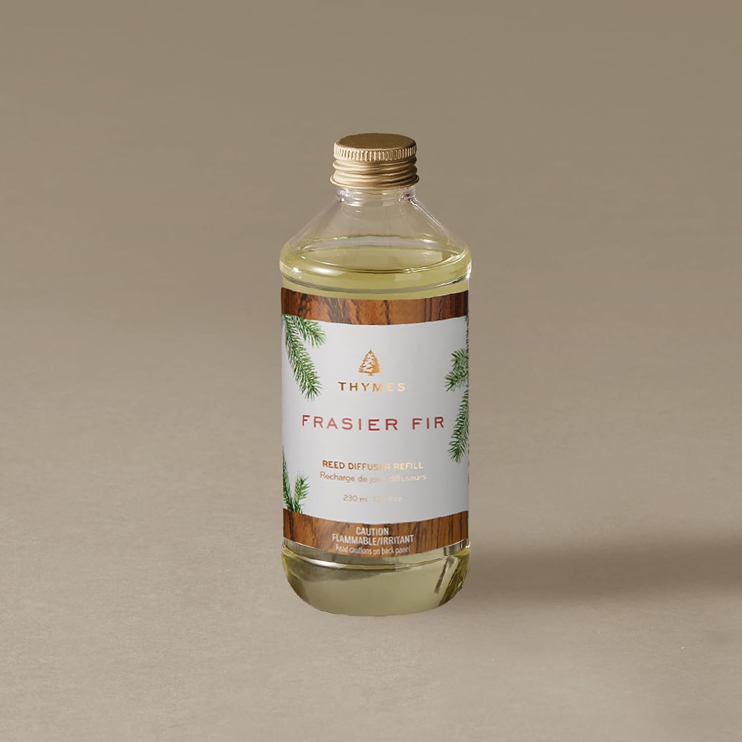 Thymes Reed Diffuser Oil Refill – Fragrance Oil For Diffuser Refill – Flameless Home Fragrance Products – Home Luxury Scents With Notes Of Crisp Fir, Cedarwood & Sandalwood (Frasier Fir, 7.75 Fl Oz)