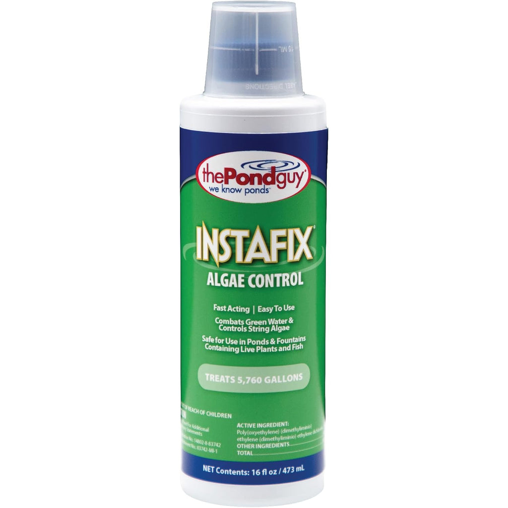 The Pond Guy Instafix Algae Control Liquid Algaecide, 16 Ounce | Epa Registered Algae Solution For Outdoor Water Gardens, Fountains & Birdbaths; Controls Green Water & String Algae