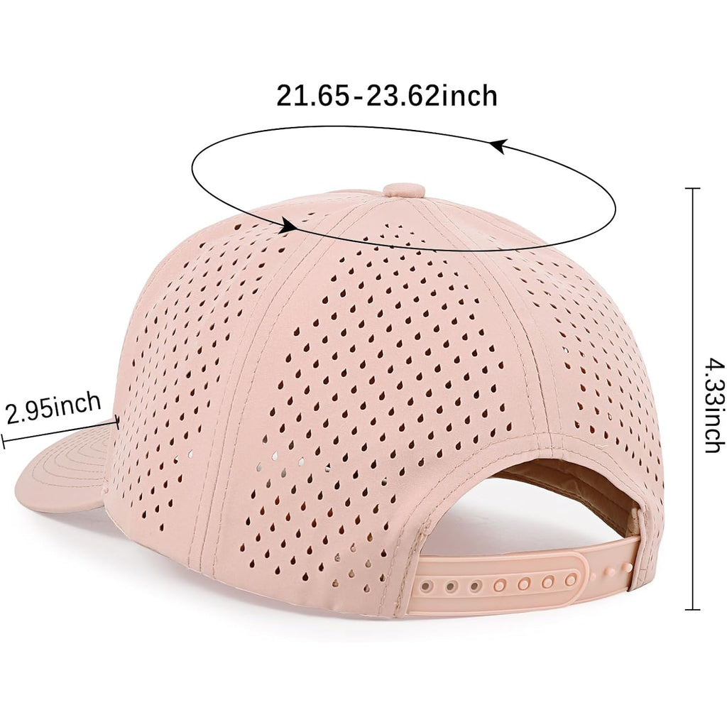 Hh Hofnen Quick Dry Baseball Cap Mesh Snapback Hat Sun And Rain Protection Golf Ball Cap For Men Women