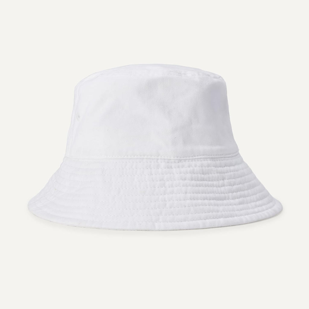 Amazon Essentials Women's Washed Cotton Bucket Hat White