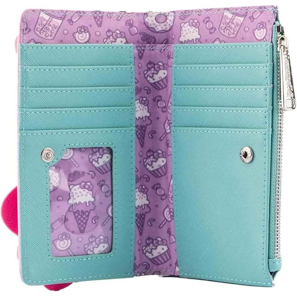 Loungefly Sanrio Hello Kitty Cupcake Faux Leather Flap Wallet