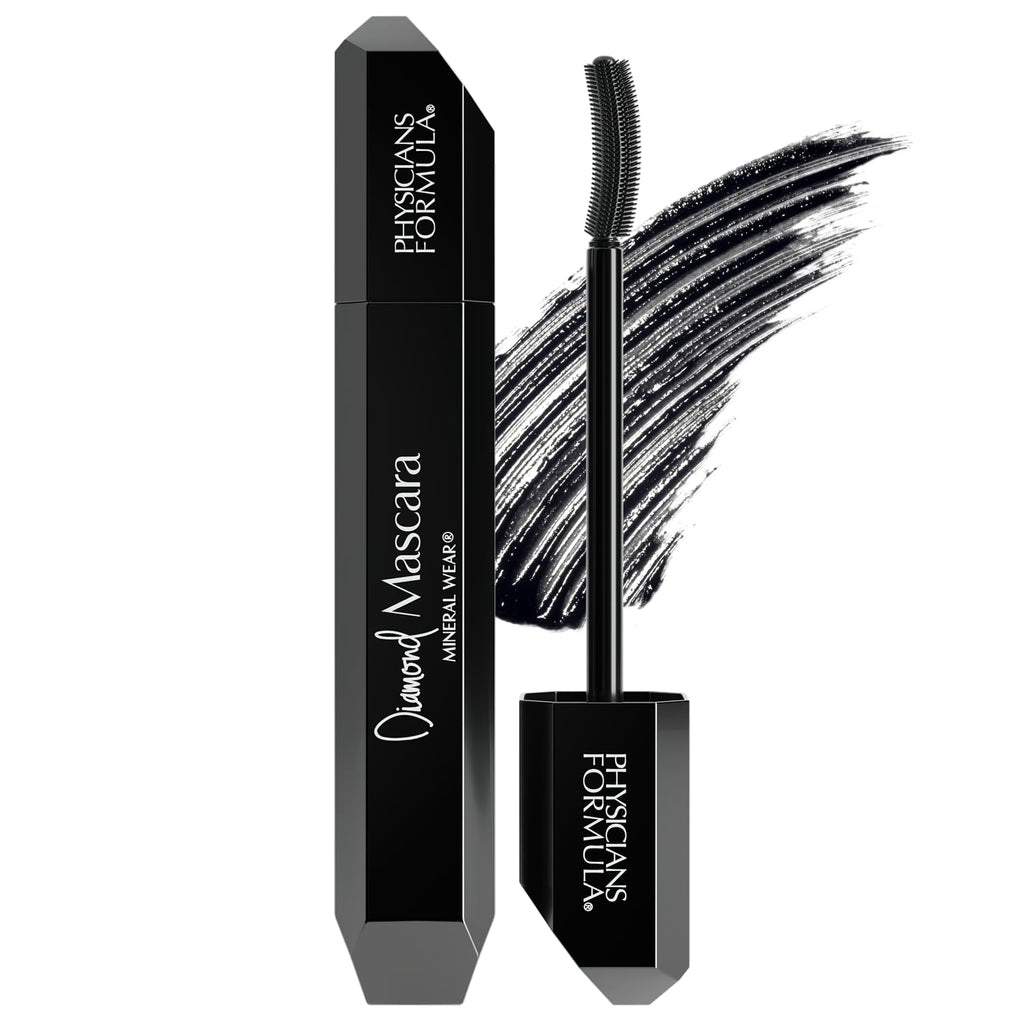 Physicians Formula Mineral Wear Diamond Mascara Black Diamond 2.12 FL Oz, Dermatologist Tested, Opthahlamologist Approved, Sensitive Eyes