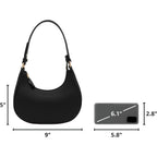 Small Crescent Shoulder Bag Underarm Purse