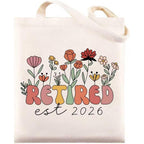 Retirement Gift For Woman 2026, Cool Retirement Gifts For Women, Canvas Tote Bag Best Gifts
