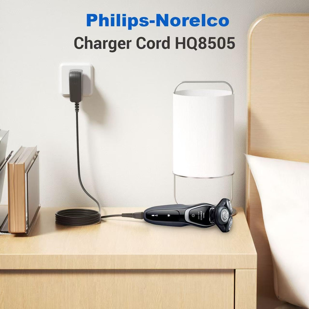 15V Charger Cord Fit for Philips Norelco HQ8505 3000 5000 6000 7000 9000 Series,Multigroom MG5750 MG7750 MG7770 MG7790 QP6531 BG7030 BG7040 BG5025 S9987 Shaver Trimmer Power Cord