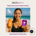 Spotmyuv Uv Detection Stickers For Sunscreen With Patented Dermatrue Spf Sensing Technology, Know When To Reapply Sunscreen To Help Prevent Sunburn, 16 Count