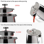 Secura French Press Coffee Maker, 50-Ounce, 304 Stainless Steel Insulated Coffee Press With Extra Screen