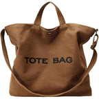 Women Canvas Tote Bag Travel Shoulder Bag Large Capacity Crossbody Top Handle Fashion Handbags