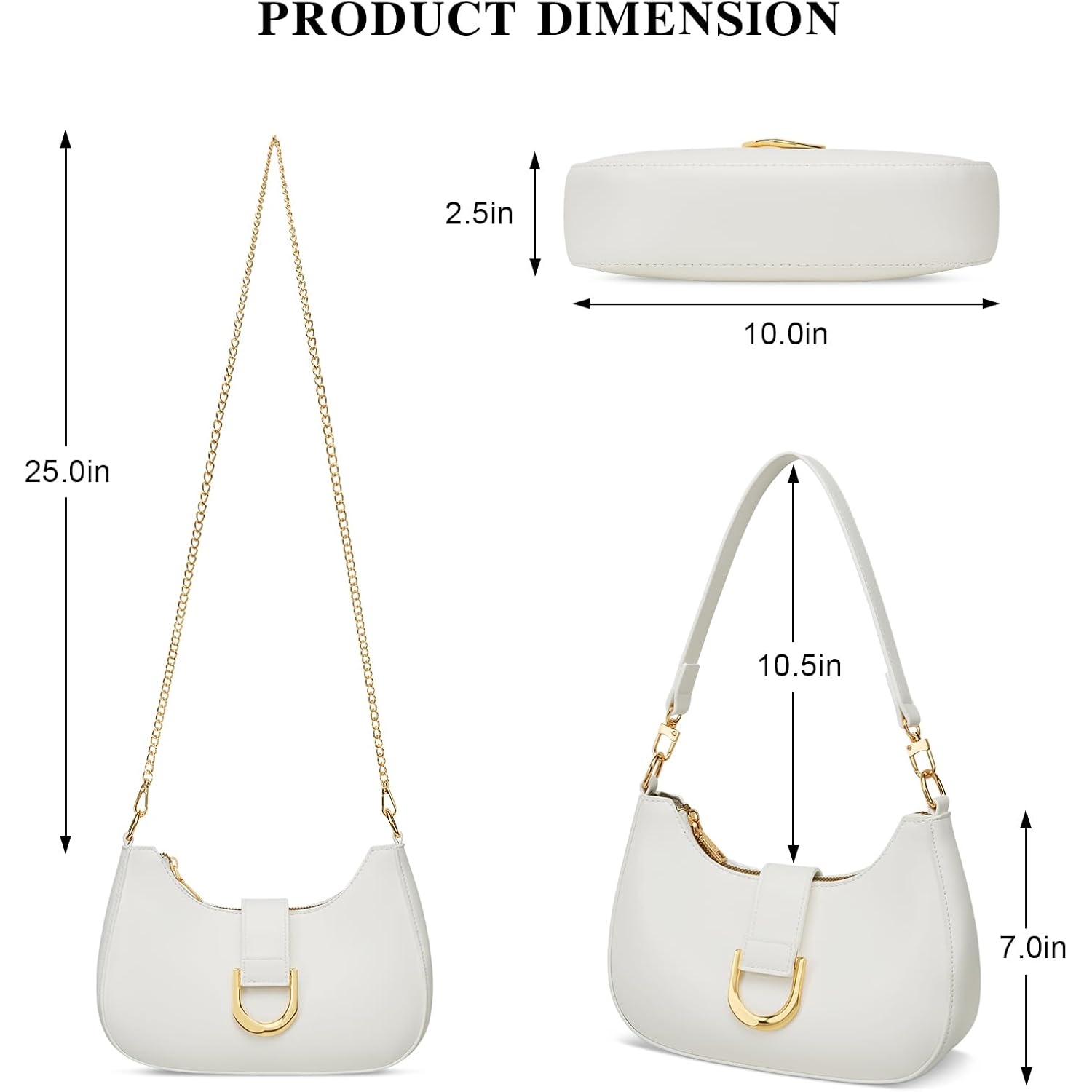 Kkxiu Small Shoulder Bag For Women - Women'S Handbags Small Purses For Women Trendy Vegan Leather Purse With Removable Strap