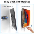 Suptek Studless Tv Wall Mount For Most 23-60 Inch Tvs Up To 99 Lbs, Low Profile No Drill Tv Mount, Drywall Bracket With Max Vesa 400X400Mm, No Stud, No Drill, Easy Install, Mf8