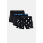 Happy Socks Men'S 3-Pack Short Boxers