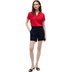 Tommy Hilfiger Women'S Cotton Pique Short Sleeve Polo Shirt In Classic Fit With Stretch