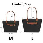 Waterproof Nylon Tote Bag For Women Lightweight Designer Handbag With Zipper Stylish And Durable Purse