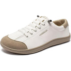Hobibear Leather Barefoot Shoes Lightweight Wide Toe Box Zero Drop Slip-On Shoes For Women