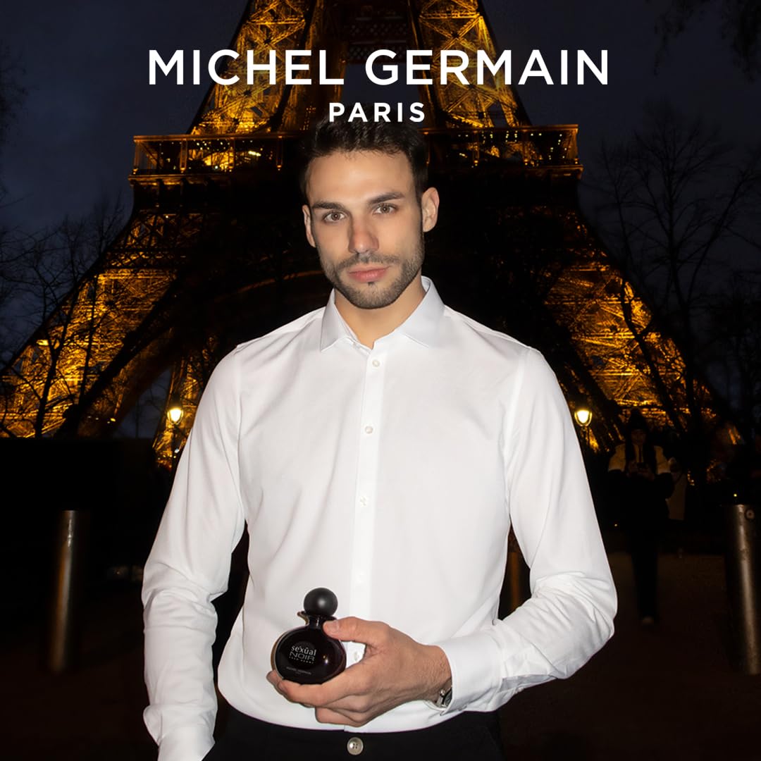 Sexual Noir Pour Homme Eau de Toilette Spray, Top Notes of Italian Bergamot, Crisp Grapefruit, Cardamom, Mysterious Dark Natural Oils