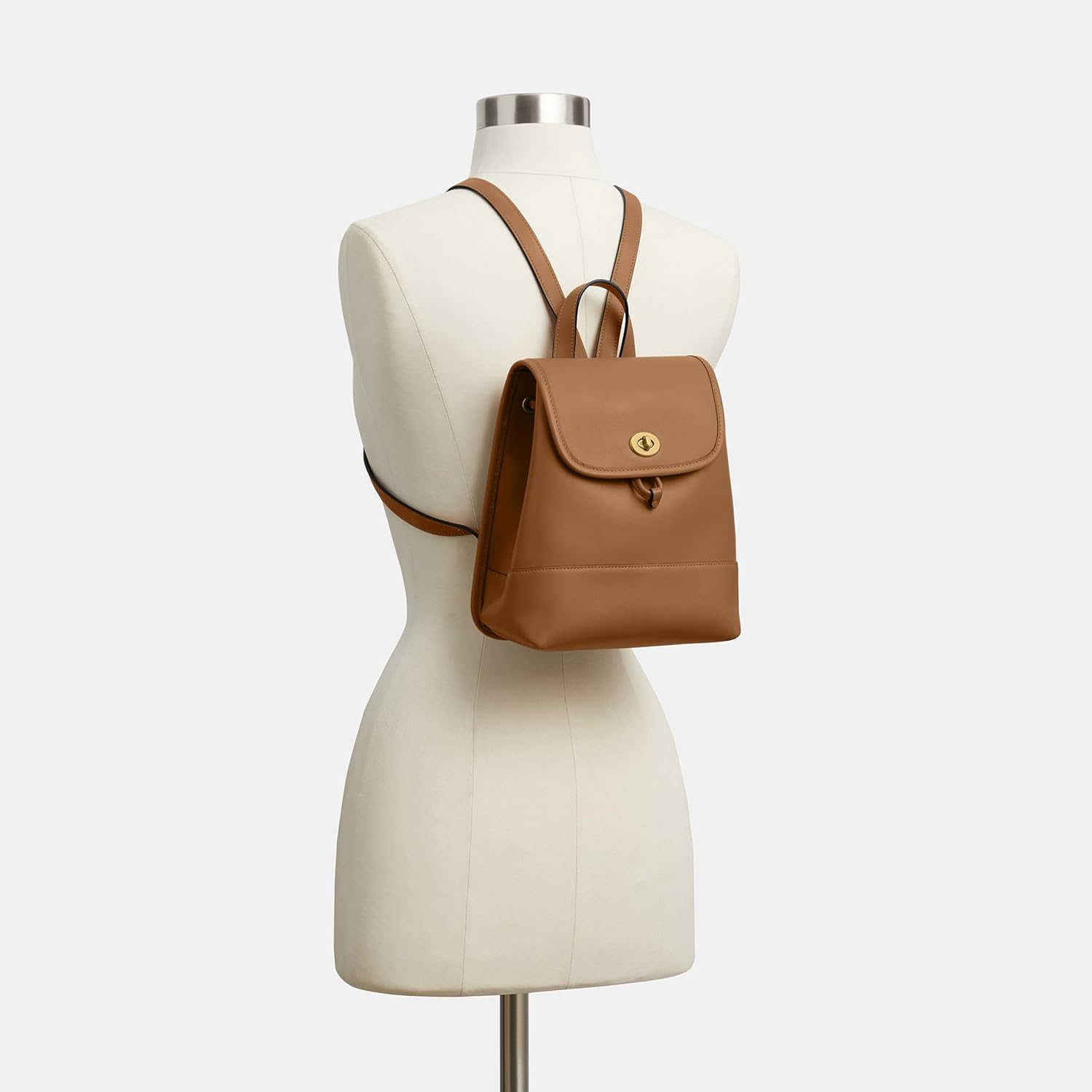 Coach Women's Turnlock Backpack Honey Brown One Size