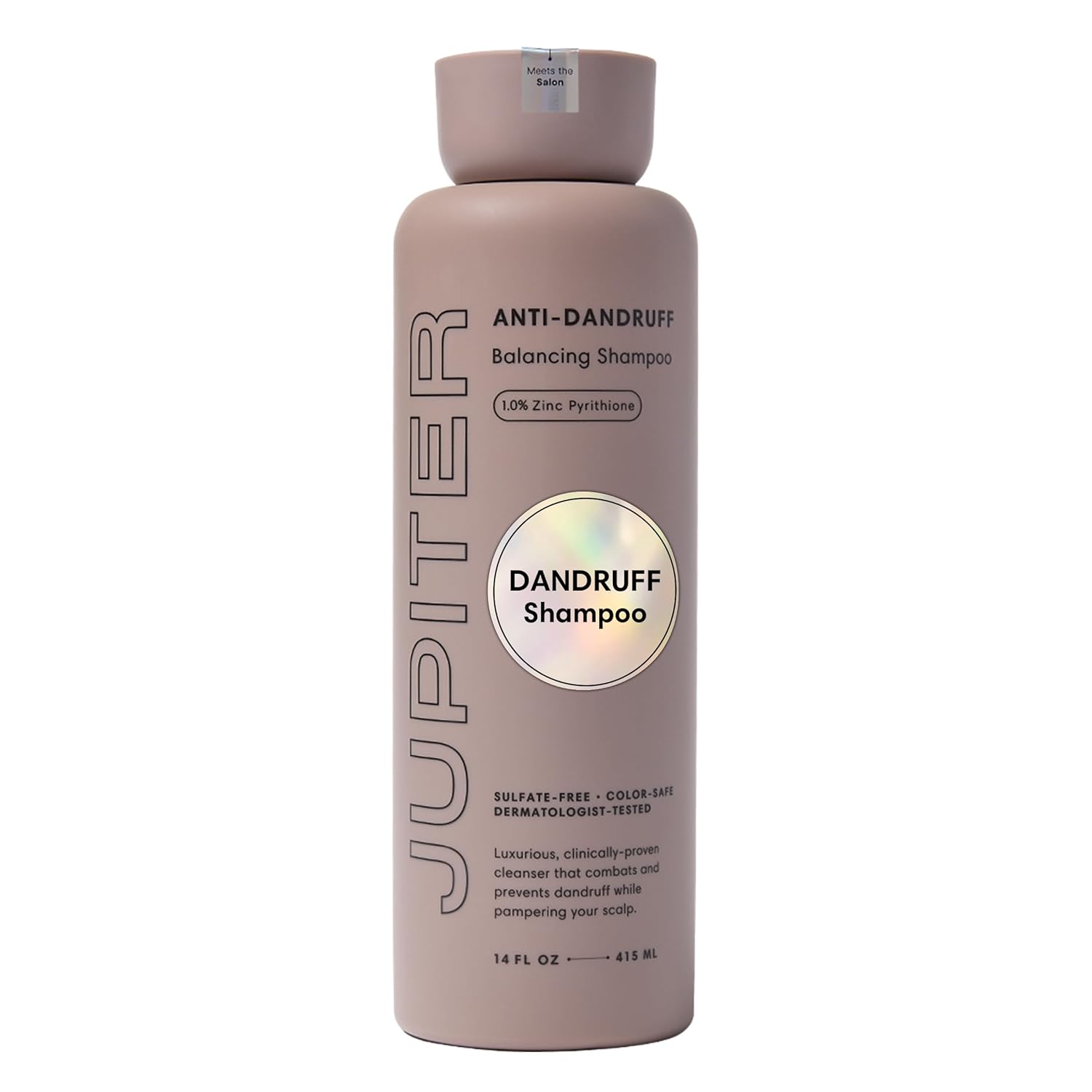 Jupiter Anti Dandruff Shampoo - Shampoo for Men & Women for Flaky, Itchy, Oily, & Dry Scalp - Nourishes Scalp and Reduces Breakage & Flakes - Color-Safe, Sulfate-Free, Paraben-Free