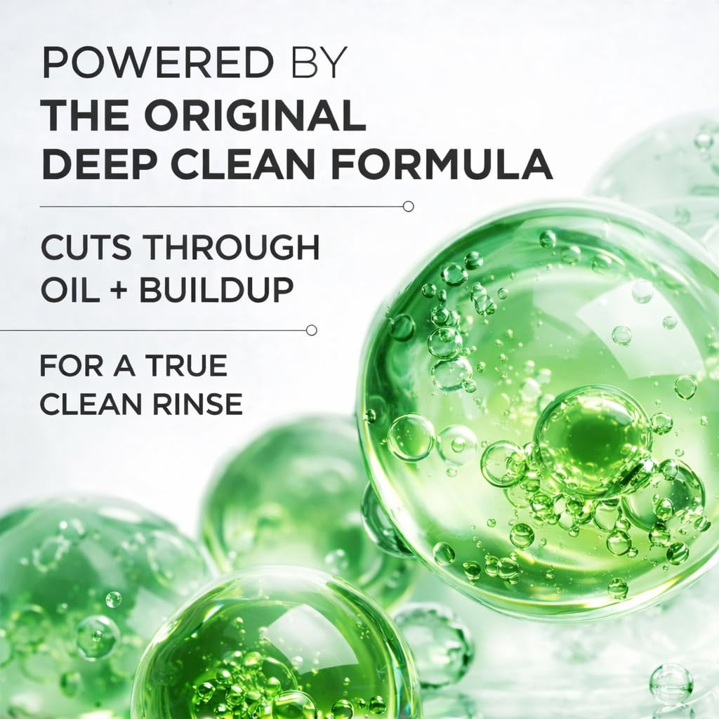 Prell Original Green Shampoo – Classic Clean Deep Cleansing Shampoo for Men & Women | 13.5 oz